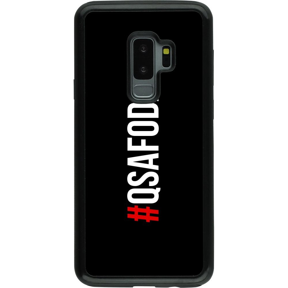 Coque Samsung Galaxy S9+ - Hybrid Armor noir Qsafoda 1