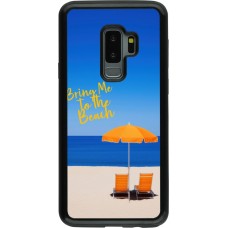 Samsung Galaxy S9+ Case Hülle - Hybrid Armor schwarz Summer 2025 Bring me to the beach