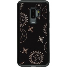 Coque Samsung Galaxy S9+ - Hybrid Armor noir Suns and Moons