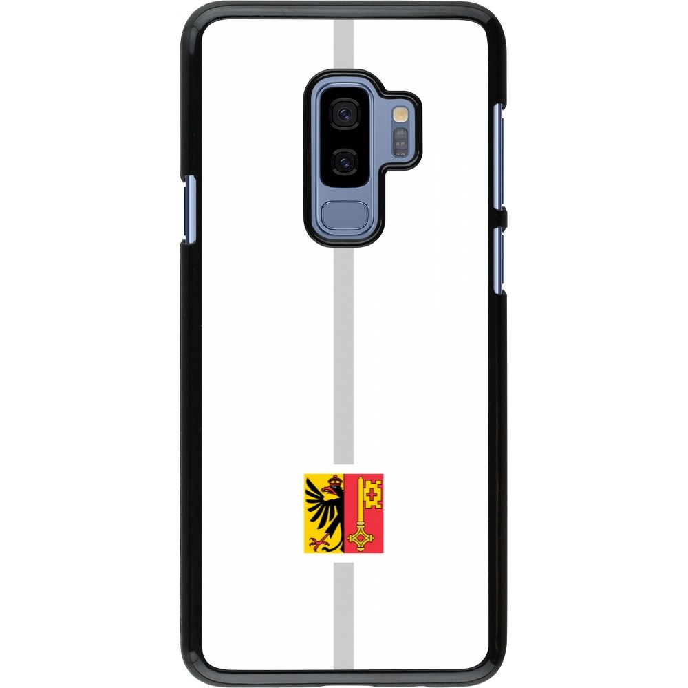 Samsung Galaxy S9+ Case Hülle - Kanton GE weiss
