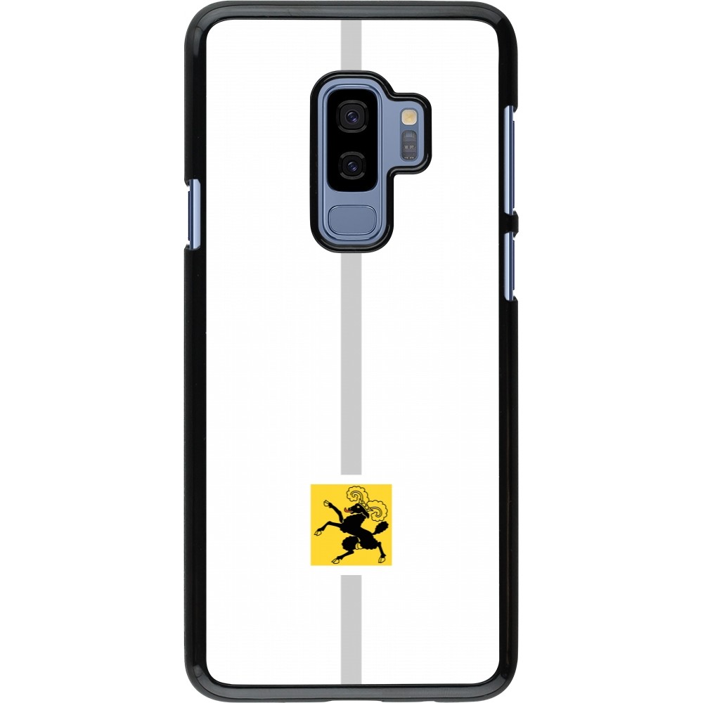 Samsung Galaxy S9+ Case Hülle - Kanton SH weiss