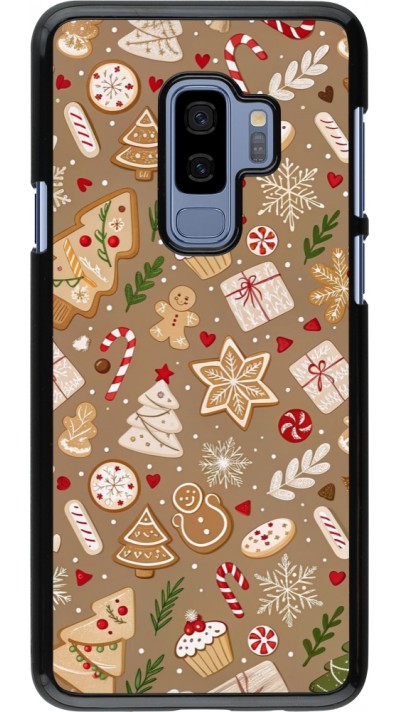 Coque Samsung Galaxy S9+ - Christmas 25 Pattern Ginger Cookie