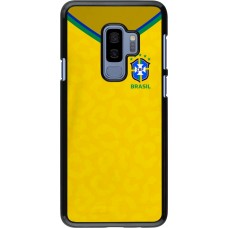 Coque Samsung Galaxy S9+ - Maillot de football Brésil 2022 personnalisable