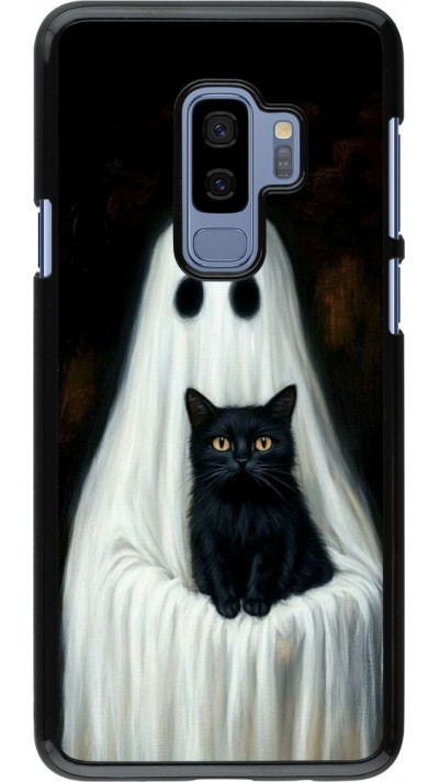Coque Samsung Galaxy S9+ - Halloween 2025 Ghost with black cat