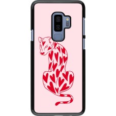 Coque Samsung Galaxy S9+ - Leopard with hearts 2026