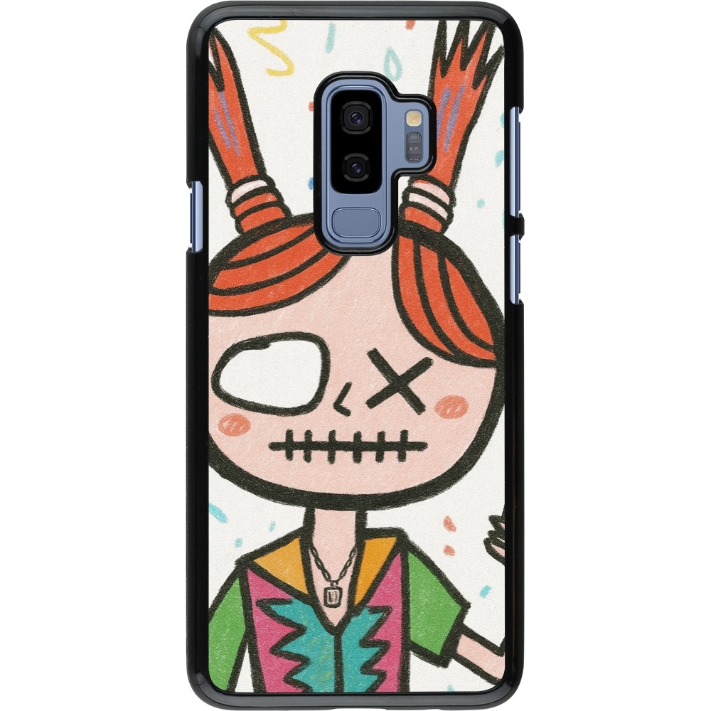 Coque Samsung Galaxy S9+ - Little Girl Sketch