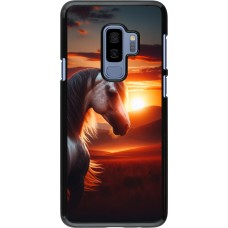Samsung Galaxy S9+ Case Hülle - Majestätischer Sonnenuntergang Pferd