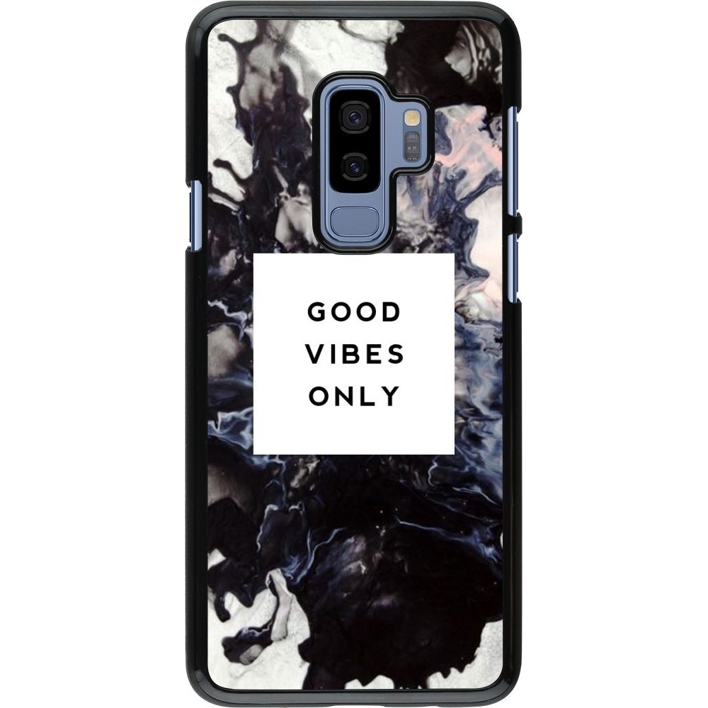 Coque Samsung Galaxy S9+ - Marble Good Vibes Only