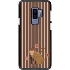 Samsung Galaxy S9+ Case Hülle - Monkey with stripes