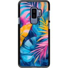 Samsung Galaxy S9+ Case Hülle - Palms Blue