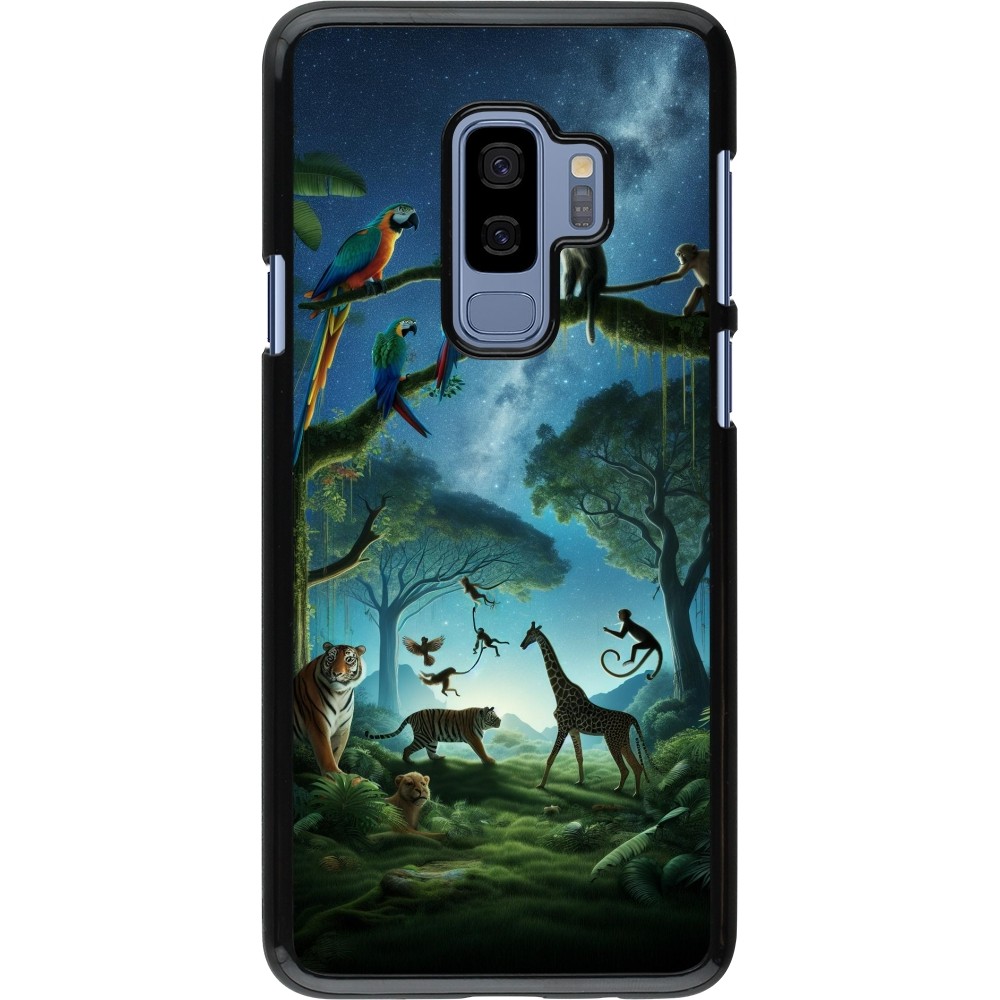 Samsung Galaxy S9+ Case Hülle - Paradies der exotischen Tiere