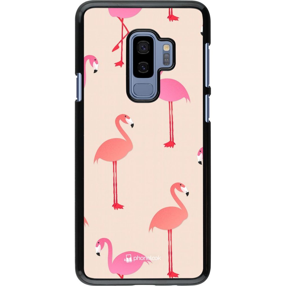 Hülle Samsung Galaxy S9+ - Pink Flamingos Pattern