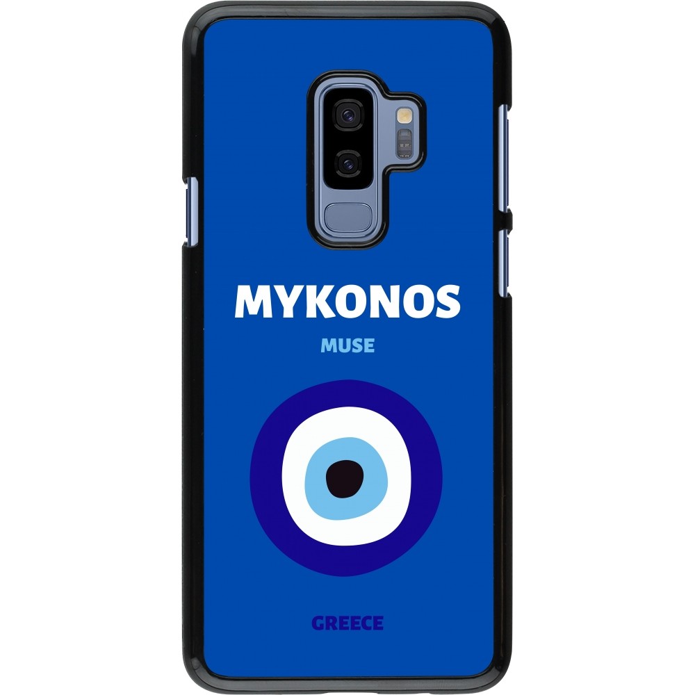 Samsung Galaxy S9+ Case Hülle - Pop Summer Destination Mykonos