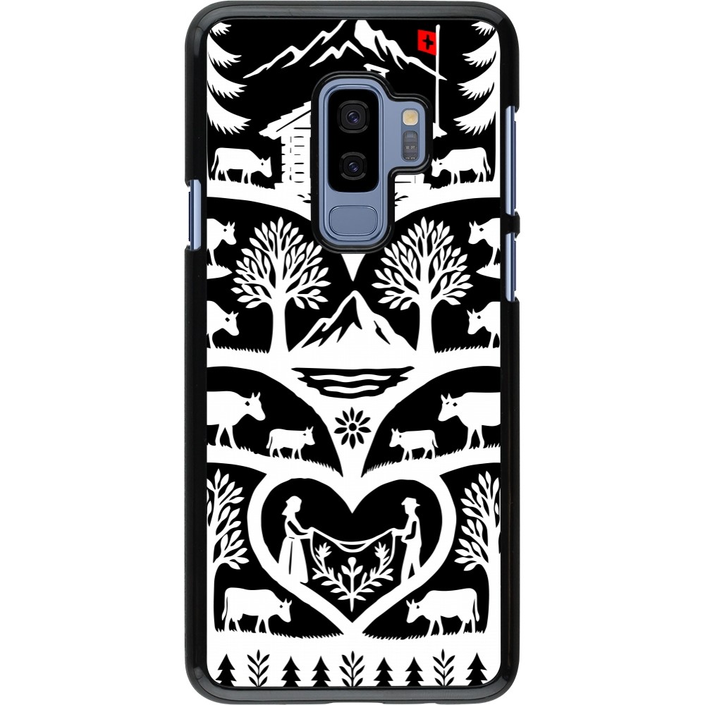 Coque Samsung Galaxy S9+ - Poya Suisse 2 noir