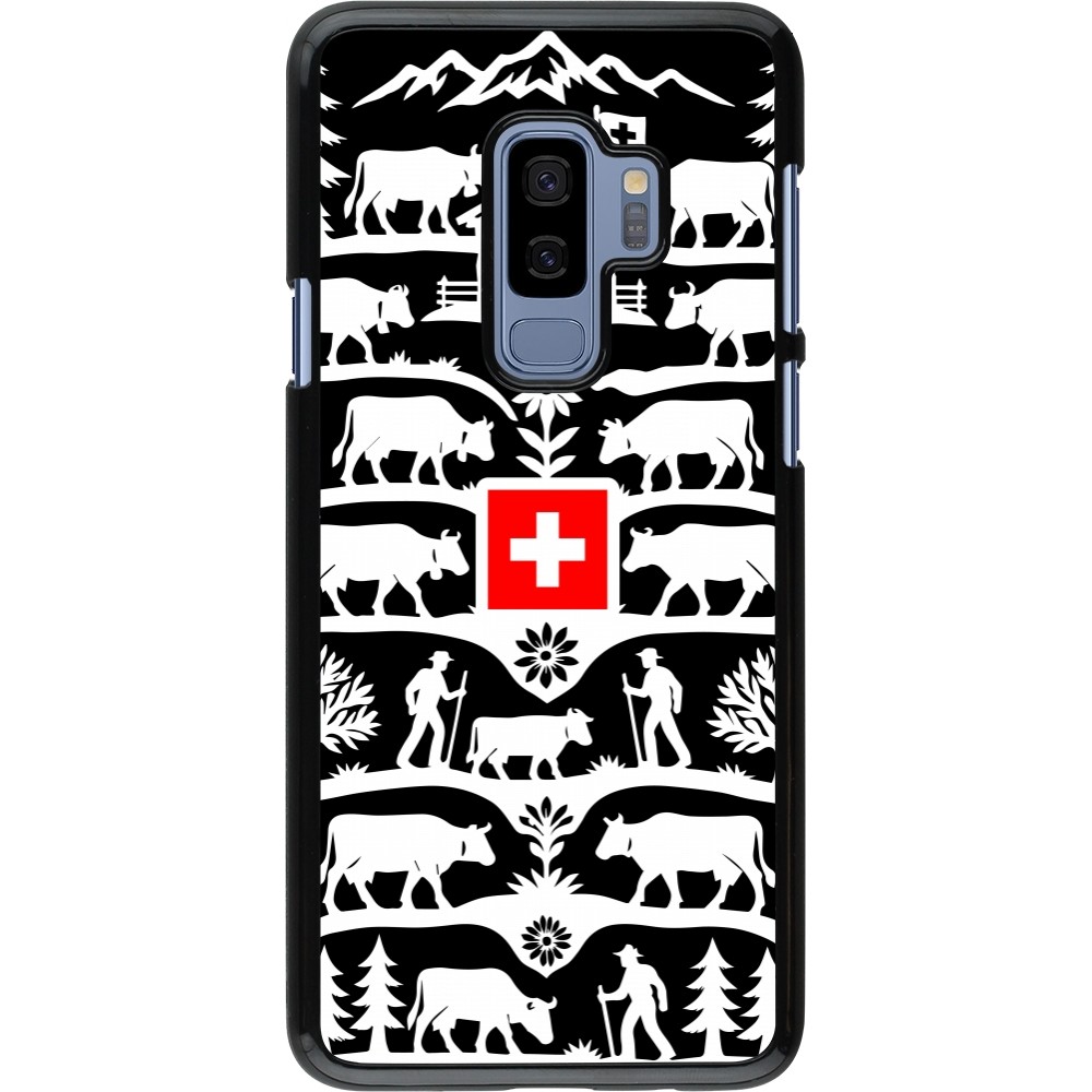 Coque Samsung Galaxy S9+ - Poya Suisse 3 noir