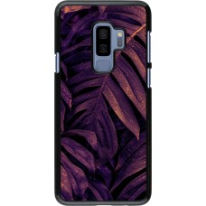 Samsung Galaxy S9+ Case Hülle - Purple Light Leaves