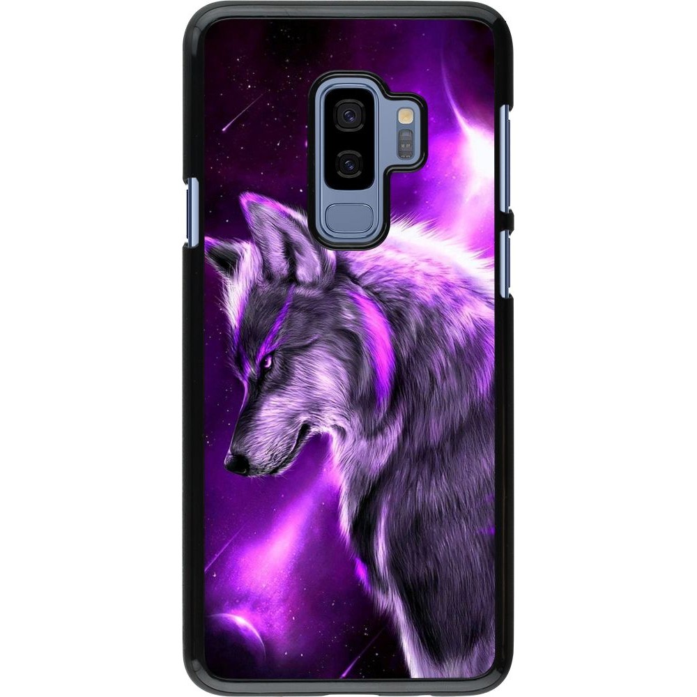 Coque Samsung Galaxy S9+ - Purple Sky Wolf
