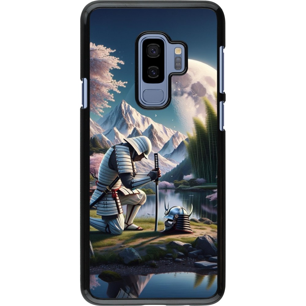 Samsung Galaxy S9+ Case Hülle - Samurai Katana Mond