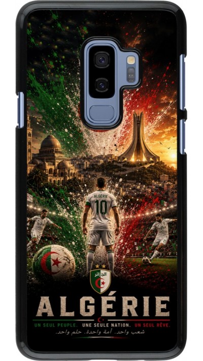 Samsung Galaxy S9+ Case Hülle - Fussball Algerien splash 2026
