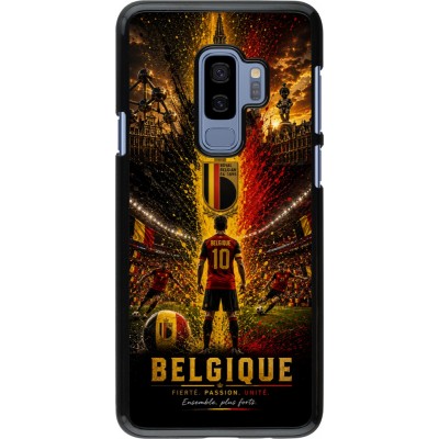 Coque Samsung Galaxy S9+ - Football Belgique splash 2026