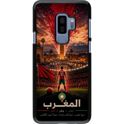 Samsung Galaxy S9+ Case Hülle - Fussball Marokko splash 2026