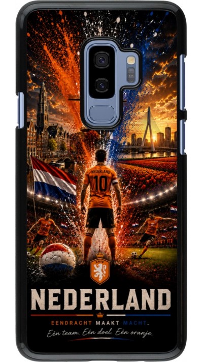 Samsung Galaxy S9+ Case Hülle - Fussball Niederlande splash 2026