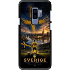 Samsung Galaxy S9+ Case Hülle - Fussball Schweden splash 2026