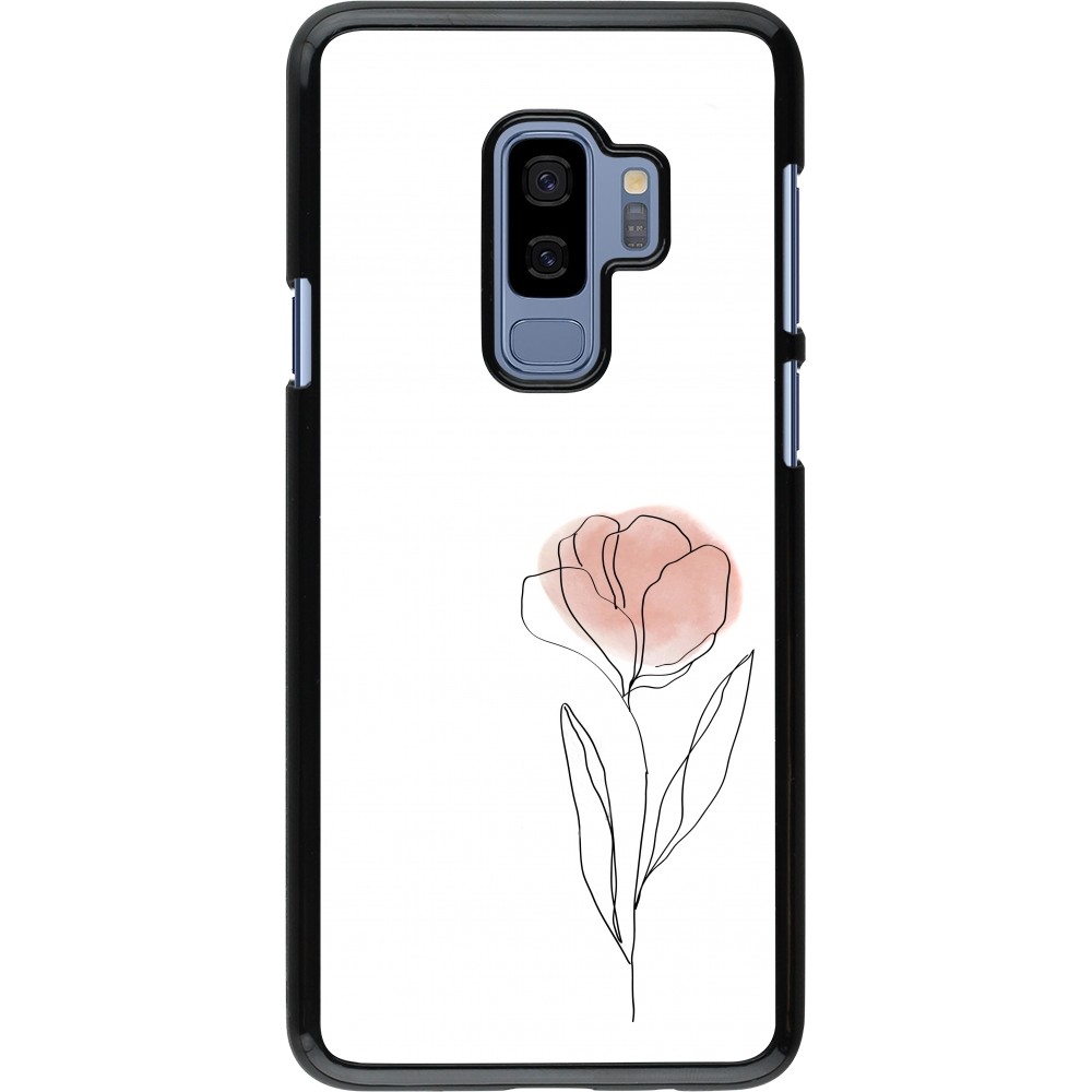 Samsung Galaxy S9+ Case Hülle - Spring 23 minimalist flower