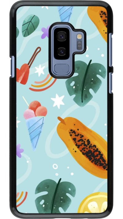 Coque Samsung Galaxy S9+ - Summer 2025 Pattern papaya
