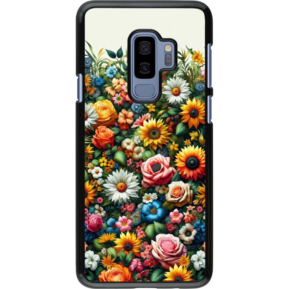 Samsung Galaxy S9+ Case Hülle - Sommer Blumenmuster