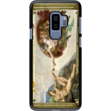 Samsung Galaxy S9+ Case Hülle - Kunstbild - Die Erschaffung Adams - Michelangelo