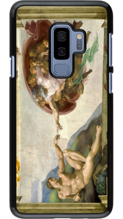 Coque Samsung Galaxy S9+ - Tableau art - La Création d’Adam - Michel-Ange