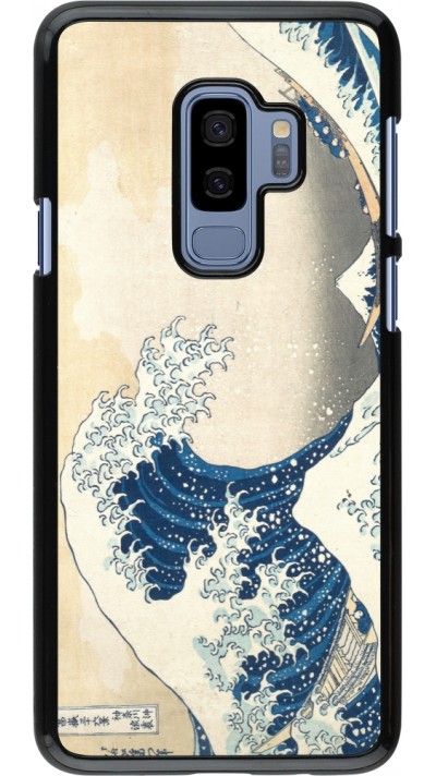 Coque Samsung Galaxy S9+ - Tableau art - La Grande Vague de Kanagawa - Hokusai