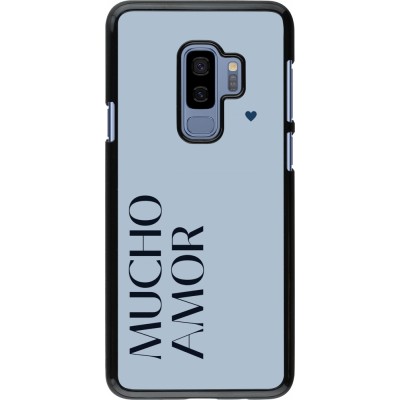 Coque Samsung Galaxy S9+ - Valentine 2024 mucho amor azul
