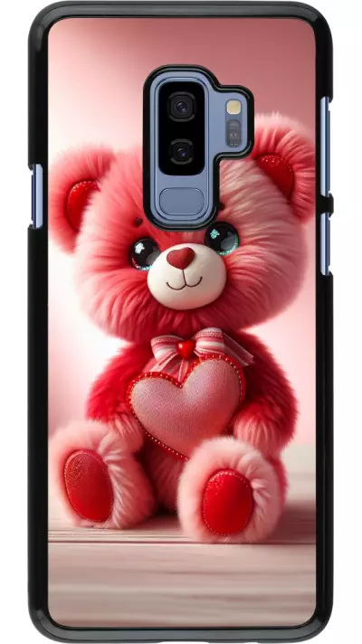 Coque Samsung Galaxy S9+ - Valentine 2024 Ourson rose