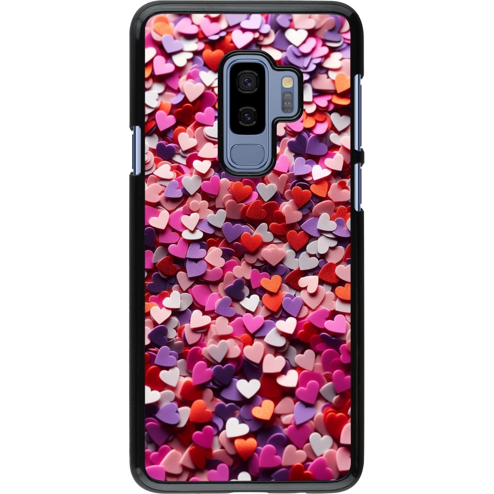 Samsung Galaxy S9+ Case Hülle - Valentin 2025 Konfetti