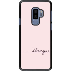 Samsung Galaxy S9+ Case Hülle - Valentine 2023 i love you writing