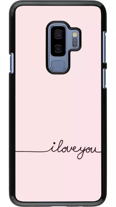 Coque Samsung Galaxy S9+ - Valentine 2023 i love you writing