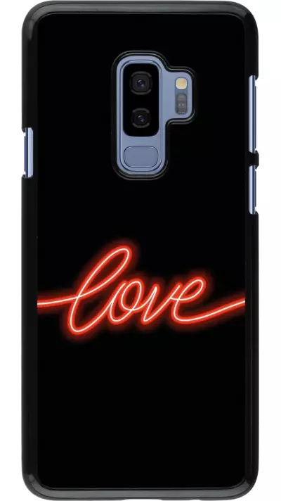 Coque Samsung Galaxy S9+ - Valentine 2023 neon love
