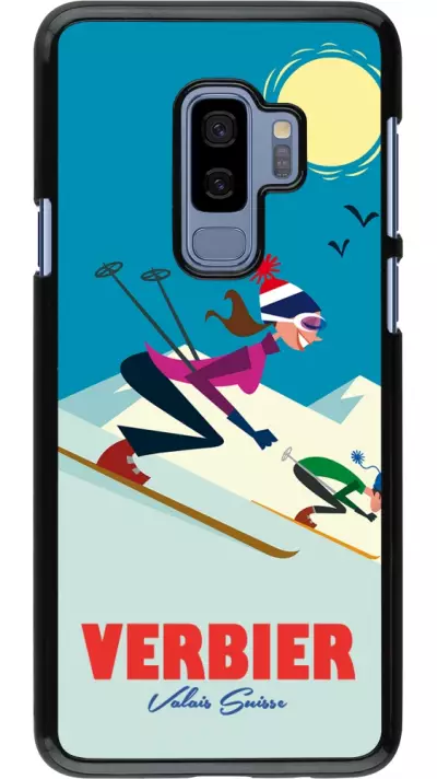 Coque Samsung Galaxy S9+ - Verbier Ski Downhill
