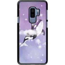 Coque Samsung Galaxy S9+ - Whale in sparking stars