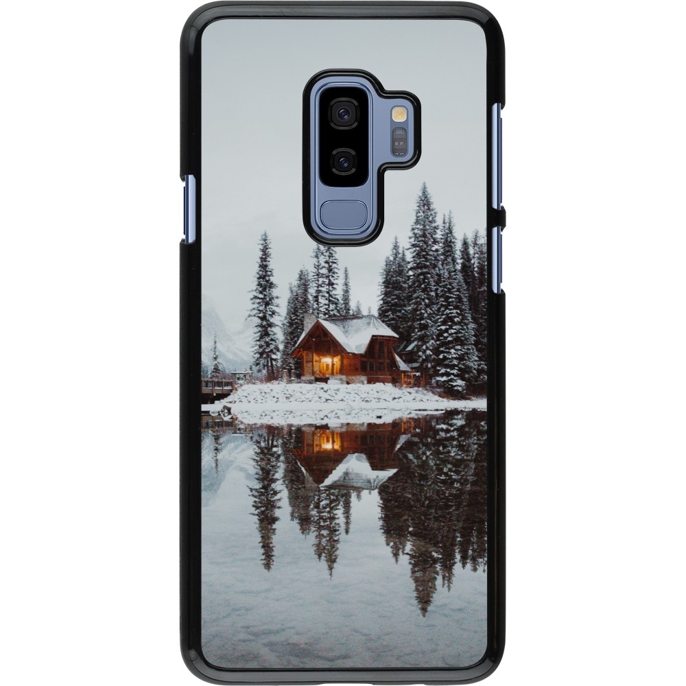 Coque Samsung Galaxy S9+ - Winter 25 Winter house forest afternoon