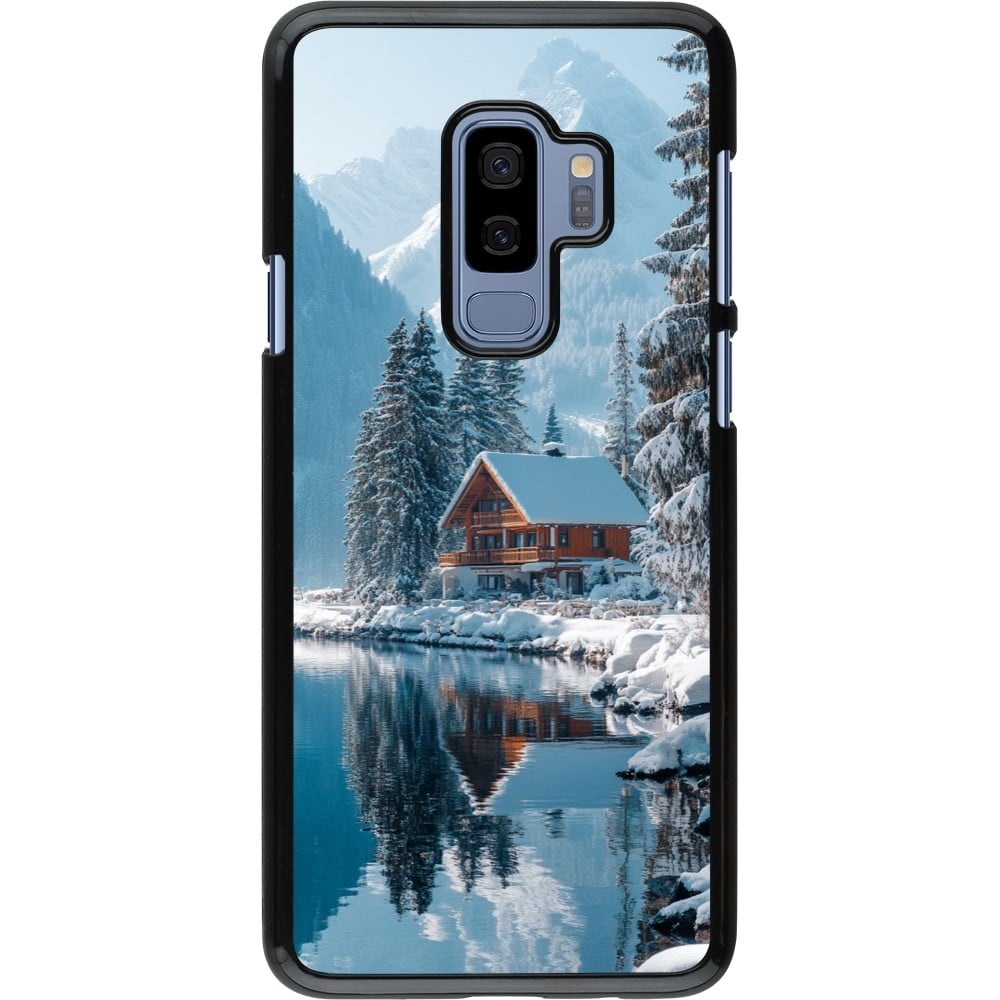 Coque Samsung Galaxy S9+ - Winter 25 Winter house forest day