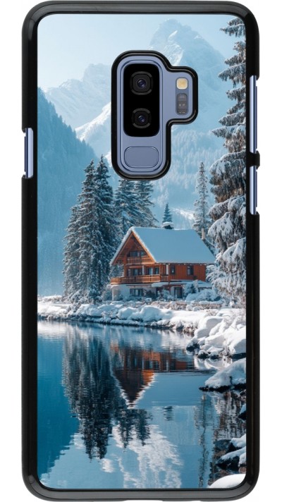 Coque Samsung Galaxy S9+ - Winter 25 Winter house forest day