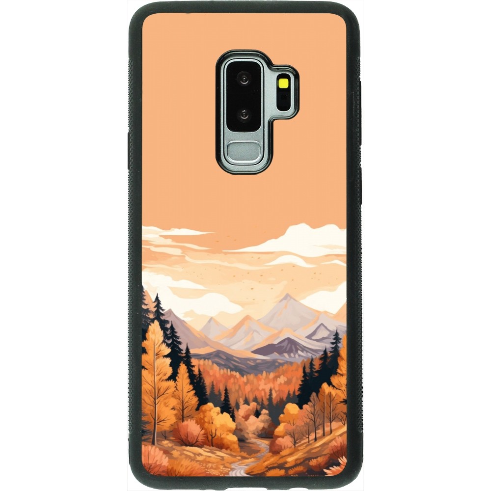 Coque Samsung Galaxy S9+ - Silicone rigide noir Autumn 25 Mountains