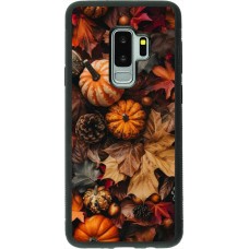 Coque Samsung Galaxy S9+ - Silicone rigide noir Autumn 25 Pumpkin
