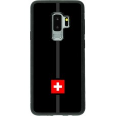 Coque Samsung Galaxy S9+ - Silicone rigide noir Canton CH noir