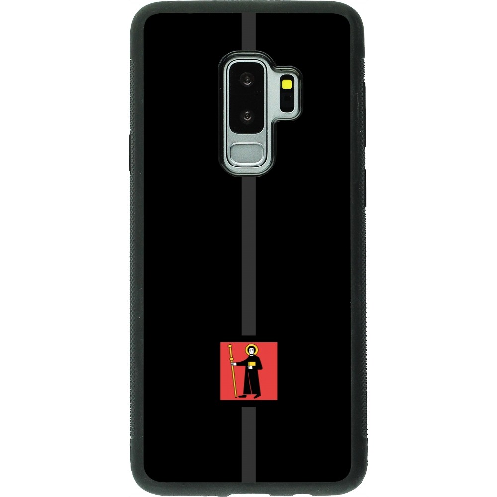 Coque Samsung Galaxy S9+ - Silicone rigide noir Canton GL noir