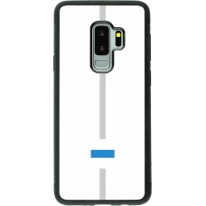 Coque Samsung Galaxy S9+ - Silicone rigide noir Canton ZG blanc