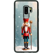 Coque Samsung Galaxy S9+ - Silicone rigide noir Christmas 25 Nutcracker Snow